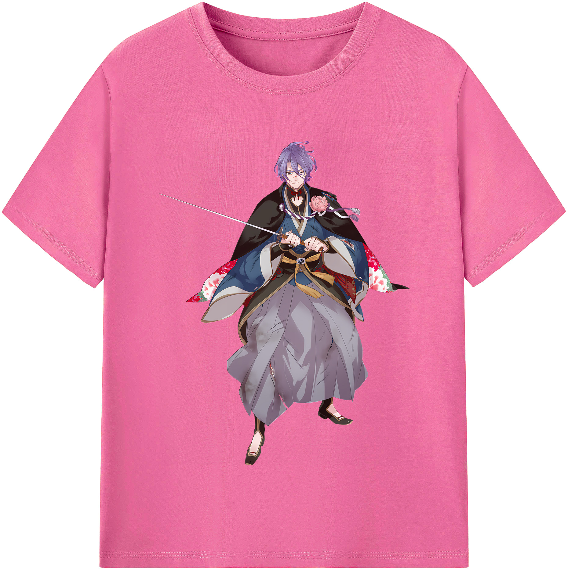 （画像用） 刀剣乱舞 Touken Ranbu レディースカジュアルプリントTシャツ（綿100％）